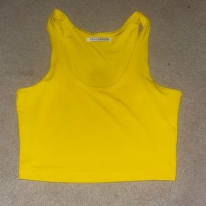 Yellow Workout top